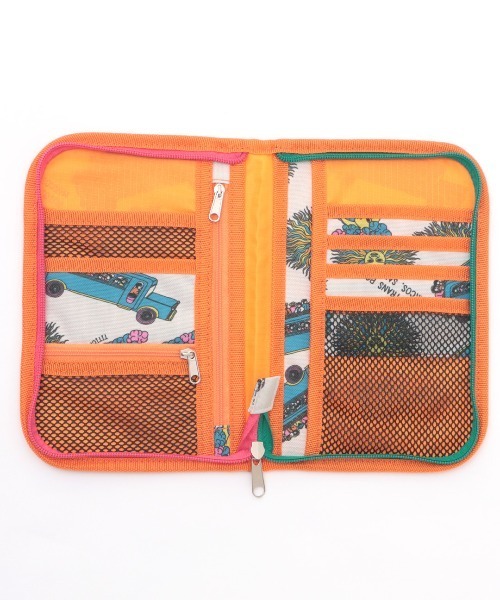 チチカカ（チチカカ）の「トラベルマルチポーチ（パスポートケース・レディース・オレンジ/ターコイズブルー・FREE）」の11枚目の写真