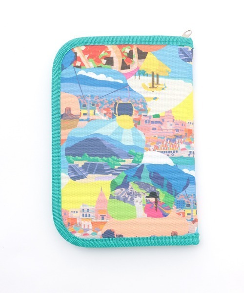 チチカカ（チチカカ）の「トラベルマルチポーチ（パスポートケース・レディース・オレンジ/ターコイズブルー・FREE）」の12枚目の写真