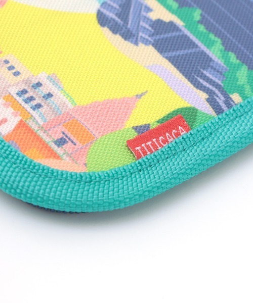 チチカカ（チチカカ）の「トラベルマルチポーチ（パスポートケース・レディース・オレンジ/ターコイズブルー・FREE）」の14枚目の写真