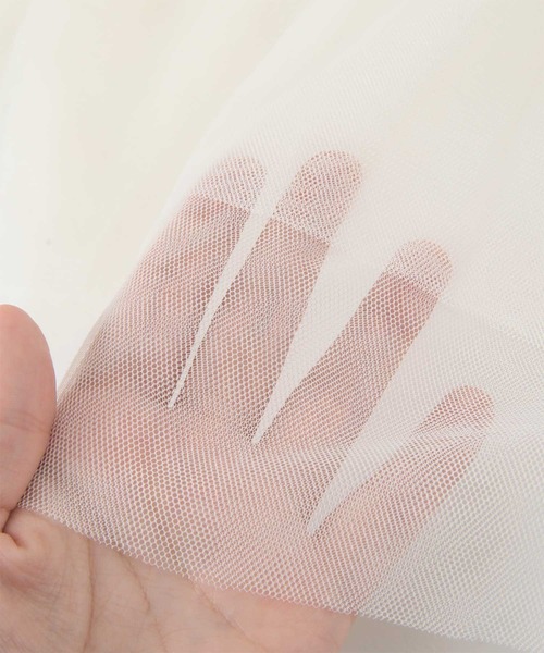 titivate（ティティベイト）の「シアーボリュームスリーブトップス（Tシャツ/カットソー・レディース・ブラック/アイボリー/ライトピンク・FREE）」の12枚目の写真