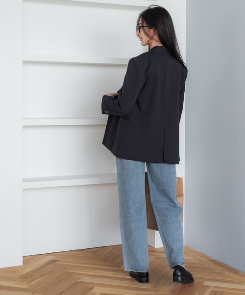 coca(coca)(コカ)の「セットアップ対応テーラードジャケット(テーラードジャケット・レディース・ネイビー/ブラック・M/L)」の5枚目の写真