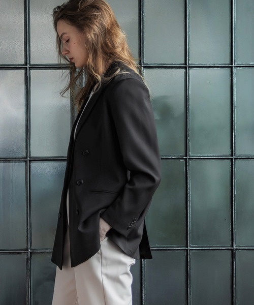 coca(coca)(コカ)の「セットアップ対応テーラードジャケット(テーラードジャケット・レディース・ネイビー/ブラック・M/L)」の11枚目の写真