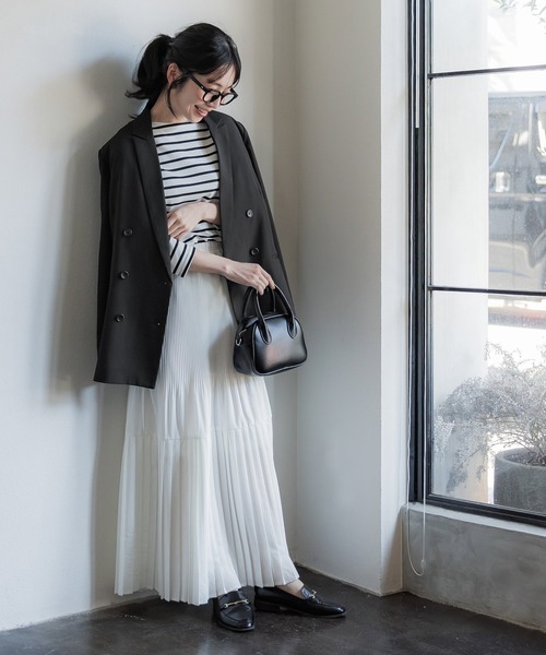 coca(coca)(コカ)の「セットアップ対応テーラードジャケット(テーラードジャケット・レディース・ネイビー/ブラック・M/L)」の16枚目の写真