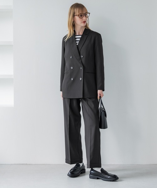 coca(coca)(コカ)の「セットアップ対応テーラードジャケット(テーラードジャケット・レディース・ネイビー/ブラック・M/L)」の13枚目の写真