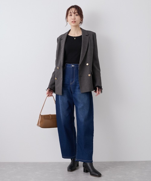 ROPE' PICNIC(ロペピクニック)の「【ウエスト革命デニム】ウエストシェイプカービーデニム(デニムパンツ・レディース・サックスブルー/ブルー・36/40/38)」の15枚目の写真