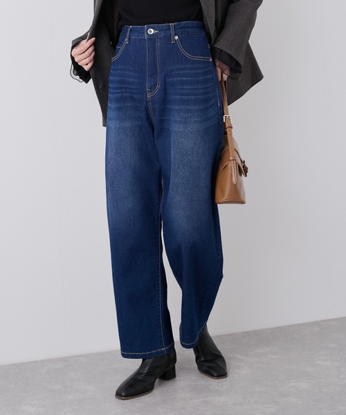 ROPE' PICNIC(ロペピクニック)の「【ウエスト革命デニム】ウエストシェイプカービーデニム(デニムパンツ・レディース・サックスブルー/ブルー・36/40/38)」の16枚目の写真