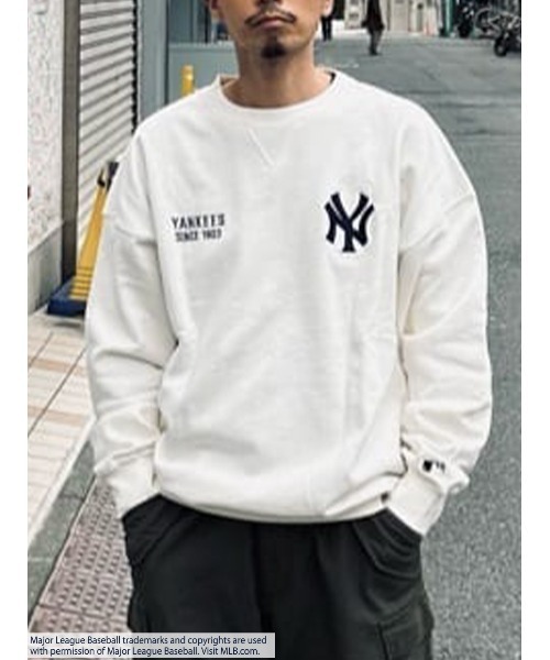 MLB別注】ワッペン刺繍プリントクルースウェット（スウェット）｜MLB  