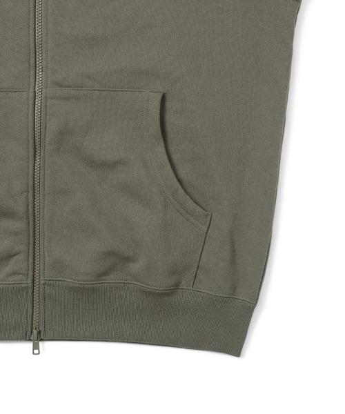 thisisneverthat（ディスイズネバーザット）の「DSN-Logo Zip Hoodie（パーカー・メンズ・ヘザーグレー/ネイビー/ダークブラウン・S/M/L/XL）」の12枚目の写真