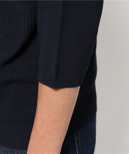 ivory court(アイボリーコート)の「セイシェルボーダークルーネック ニット◆(ニット/セーター・メンズ・ネイビー/グレー/ブルー・40/38)」の6枚目の写真