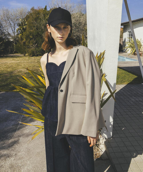 N.（N. Natural Beauty Basic）（エヌエヌナチュラルビューティーベーシック）の「◆【S Size Line】センタープレススラックスパンツ（スラックス・レディース・ベージュ/インディゴブルー・SMALL/MEDIUM）」の6枚目の写真