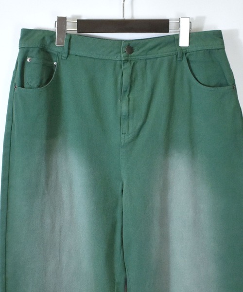 おしゃれスタ（オシャレスタ）の「カツラギオーバーダイカラーペインターパンツ【IR】 レディース メンズ（その他パンツ・メンズ・ブラック/グリーン/ブラウン/パープル・M/L/XL）」の3枚目の写真