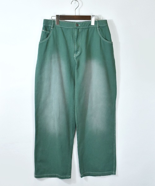 おしゃれスタ（オシャレスタ）の「カツラギオーバーダイカラーペインターパンツ【IR】 レディース メンズ（その他パンツ・メンズ・ブラック/グリーン/ブラウン/パープル・M/L/XL）」の5枚目の写真