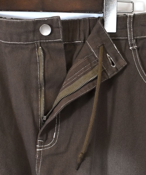 おしゃれスタ（オシャレスタ）の「カツラギオーバーダイカラーペインターパンツ【IR】 レディース メンズ（その他パンツ・メンズ・ブラック/グリーン/ブラウン/パープル・M/L/XL）」の12枚目の写真