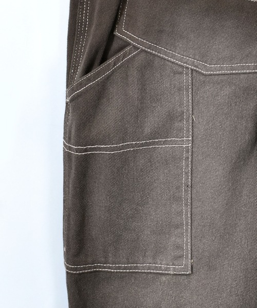 おしゃれスタ（オシャレスタ）の「カツラギオーバーダイカラーペインターパンツ【IR】 レディース メンズ（その他パンツ・メンズ・ブラック/グリーン/ブラウン/パープル・M/L/XL）」の10枚目の写真