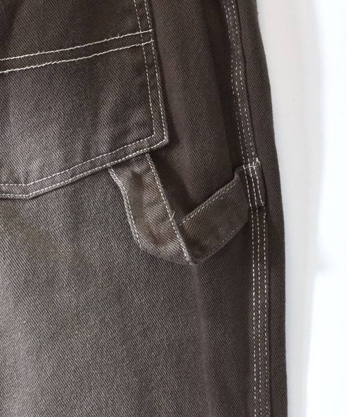 おしゃれスタ（オシャレスタ）の「カツラギオーバーダイカラーペインターパンツ【IR】 レディース メンズ（その他パンツ・メンズ・ブラック/グリーン/ブラウン/パープル・M/L/XL）」の8枚目の写真