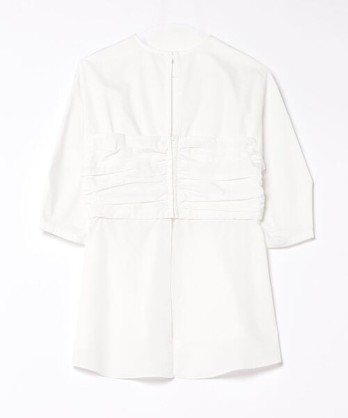 EMMA LIMBER（エマリンバー）の「Bustier Docking Blouse（テーラードジャケット・レディース・ブルー/オフホワイト/ブラック・FREE）」の9枚目の写真