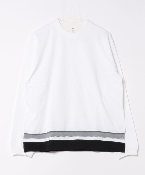 B.I.D.(ビーアイディー)の「《ミドルウェイト 裾リブクルーネックロングスリーブカットソー(Tシャツ/カットソー・レディース・ブラック/ホワイト系その他/ホワイト系その他2・MEDIUM/LARGE)」の9枚目の写真