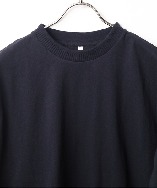 B.I.D.(ビーアイディー)の「《ミドルウェイト 裾リブクルーネックロングスリーブカットソー(Tシャツ/カットソー・レディース・ブラック/ホワイト系その他/ホワイト系その他2・MEDIUM/LARGE)」の6枚目の写真