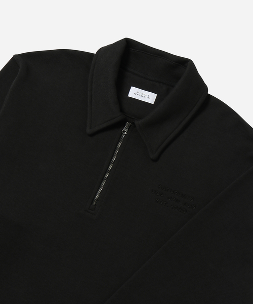 Saturdays NYC（サタデーズ ニューヨークシティ ）の「Mott International Quarter Zip（スウェット・メンズ・ブラック/グレー・L/M/S/XL）」の9枚目の写真