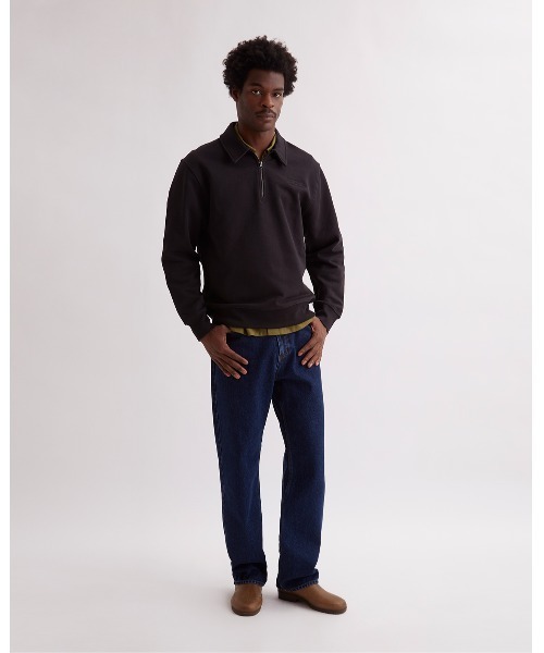 Saturdays NYC（サタデーズ ニューヨークシティ ）の「Mott International Quarter Zip（スウェット・メンズ・ブラック/グレー・L/M/S/XL）」の4枚目の写真