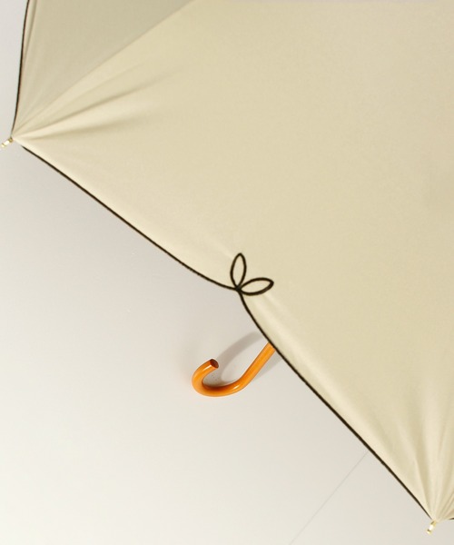 ALWAYS GOOD TIME（オルウェイズグッドタイム）の「【一級遮光・晴雨兼用】UV日傘/PARASOL/パラソル　フルール（長傘・レディース・ベージュ/オフホワイト/ブラック・F）」の13枚目の写真