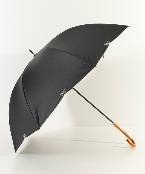 ALWAYS GOOD TIME（オルウェイズグッドタイム）の「【一級遮光・晴雨兼用】UV日傘/PARASOL/パラソル　フルール（長傘・レディース・ベージュ/オフホワイト/ブラック・F）」の8枚目の写真