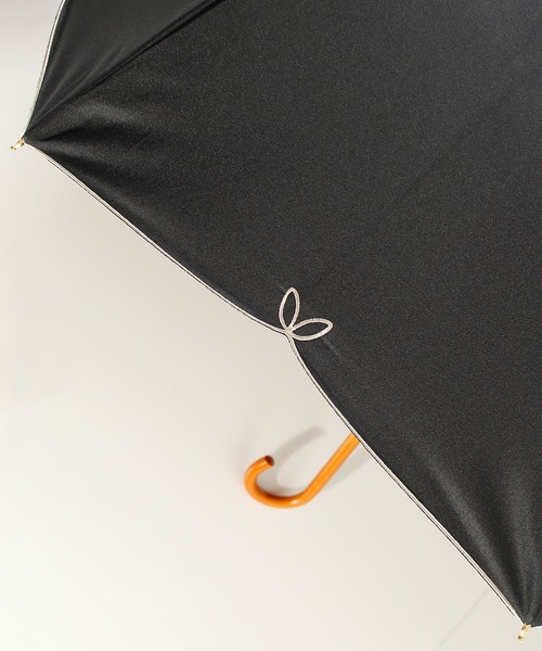 ALWAYS GOOD TIME（オルウェイズグッドタイム）の「【一級遮光・晴雨兼用】UV日傘/PARASOL/パラソル　フルール（長傘・レディース・ベージュ/オフホワイト/ブラック・F）」の9枚目の写真