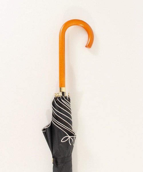 ALWAYS GOOD TIME（オルウェイズグッドタイム）の「【一級遮光・晴雨兼用】UV日傘/PARASOL/パラソル　フルール（長傘・レディース・ベージュ/オフホワイト/ブラック・F）」の20枚目の写真