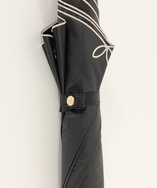 ALWAYS GOOD TIME（オルウェイズグッドタイム）の「【一級遮光・晴雨兼用】UV日傘/PARASOL/パラソル　フルール（長傘・レディース・ベージュ/オフホワイト/ブラック・F）」の21枚目の写真