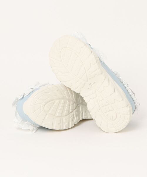 Ank Rouge（アンクルージュ）の「フリルスニーカー（スニーカー・レディース・ブラック/ブルー/ホワイト・M/L）」の4枚目の写真