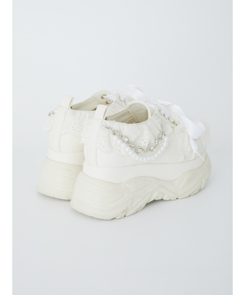 Ank Rouge（アンクルージュ）の「フリルスニーカー（スニーカー・レディース・ブラック/ブルー/ホワイト・M/L）」の15枚目の写真