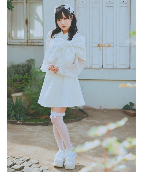 Ank Rouge（アンクルージュ）の「フリルスニーカー（スニーカー・レディース・ブラック/ブルー/ホワイト・M/L）」の8枚目の写真