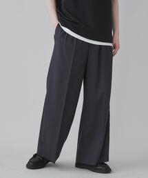 LUCY | LUCY/【24年春夏新作】ワイドストレートスラックス(スラックス)