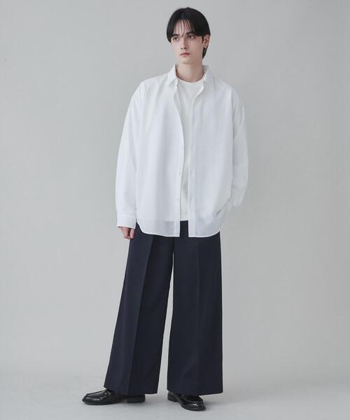 LUCY（ルーシー）の「LUCY/ワイドストレートスラックス（スラックス・メンズ・ダークグレー/ネイビー・LARGE/MEDIUM）」の5枚目の写真