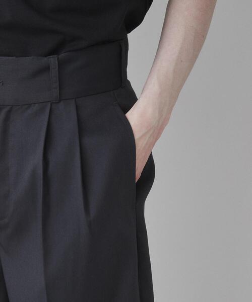 LUCY（ルーシー）の「LUCY/ワイドストレートスラックス（スラックス・メンズ・ダークグレー/ネイビー・LARGE/MEDIUM）」の8枚目の写真