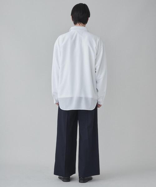 LUCY（ルーシー）の「LUCY/ワイドストレートスラックス（スラックス・メンズ・ダークグレー/ネイビー・LARGE/MEDIUM）」の19枚目の写真