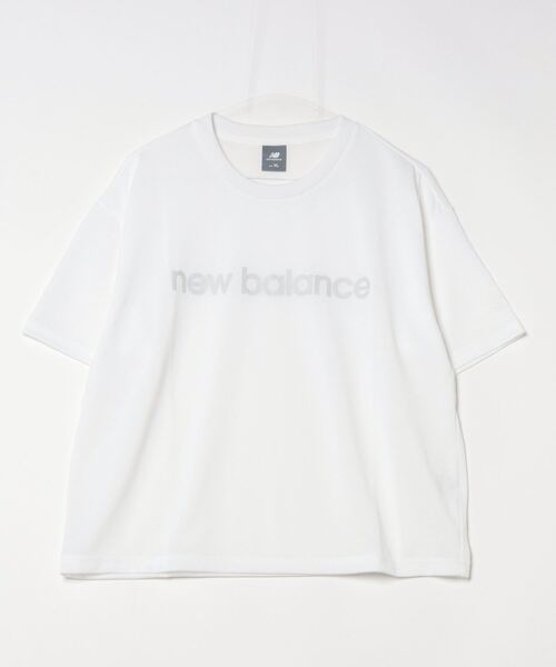 NEW BALANCE（ニューバランス）の「【別注】ニューバランス New Balance THE CITY ショートレングスTシャツ 限定コラボ（Tシャツ/カットソー・レディース・ホワイト/スモークピンク/ブラック・S/M/L/XL）」の2枚目の写真
