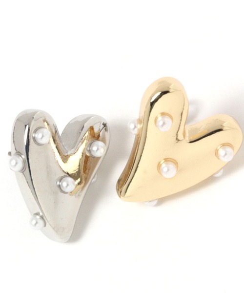 LAKOLE(ラコレ)の「ハートドットパールピアス / 105167(ピアス(両耳用)・レディース・その他1/その他2・FREE)」の4枚目の写真