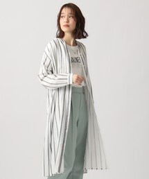 ◆【洗える】軽やかで柔らかいダブルガーゼ前あきワンピース