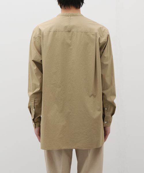 EDIFICE(エディフィス)の「【:colon / コロン】CSH-5 CTN Typewriter HenlyNeck SH(シャツ/ブラウス・メンズ・ベージュ/ネイビー・1/3)」の15枚目の写真