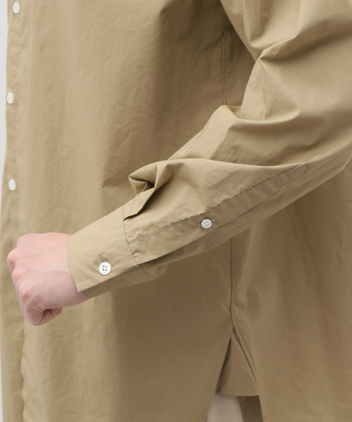 EDIFICE(エディフィス)の「【:colon / コロン】CSH-5 CTN Typewriter HenlyNeck SH(シャツ/ブラウス・メンズ・ベージュ/ネイビー・1/3)」の11枚目の写真