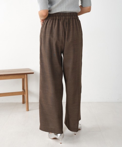Bou Jeloud(ブージュルード)の「リネンライクパイピングパンツ(その他パンツ・レディース・ダークブラウン/ベージュ・38)」の15枚目の写真