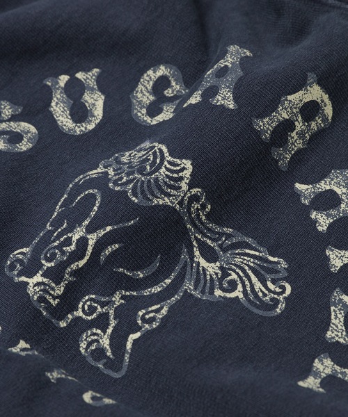 SUGARHILL(シュガーヒル)の「LOGO PRINDED HOODIE(パーカー・メンズ・ネイビー系・2/3)」の4枚目の写真