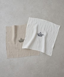 BEARDSLEY | カゴと犬刺繍リネンクロス(その他小物)