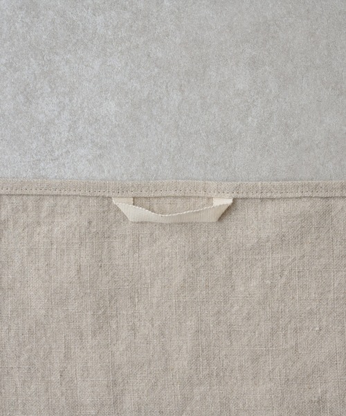 BEARDSLEY（ビアズリー）の「カゴと犬刺繍リネンクロス（その他小物・レディース・ベージュ/ホワイト・FREE）」の8枚目の写真