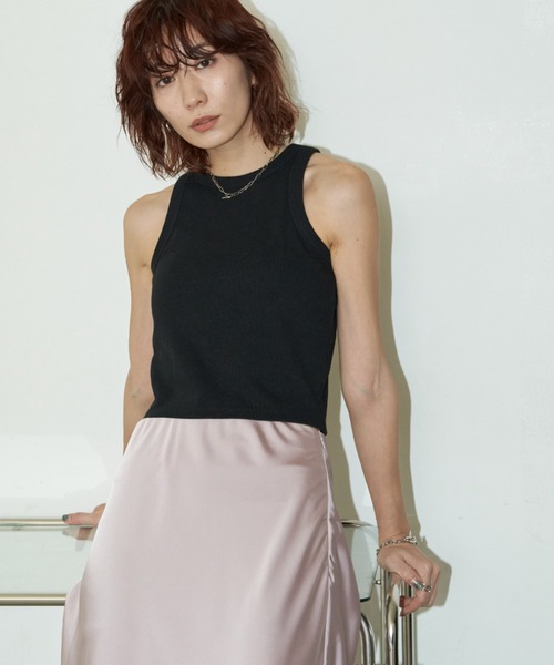 Auntie Rosa Holiday（アンティローザホリデー）の「カップ付きアメスリタンク（タンクトップ・レディース・ピンク/オフホワイト/ブラック・FREE）」の20枚目の写真