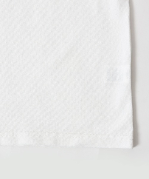 BEVERLY HILLS POLO CLUB（ビバリーヒルズポロクラブ）の「BEVERLY HILLS POLO CLUB ブランドロゴワンポイント刺繍 鹿の子ポロシャツ レディース（ポロシャツ・レディース・ブラック/オフホワイト・M）」の8枚目の写真