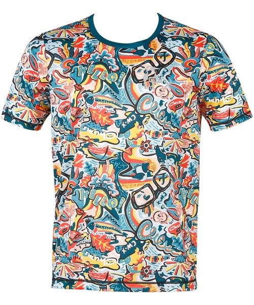 CHUMS (チャムス)コラボ」 薄軽ランニングシャツ（Tシャツ/カットソー