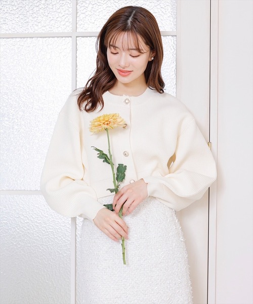 SWINGLE（スウィングル）の「リボンツイードハイウエストミニスカート（スカート・レディース・アイボリー/ブラック・SMALL/MEDIUM）」の15枚目の写真