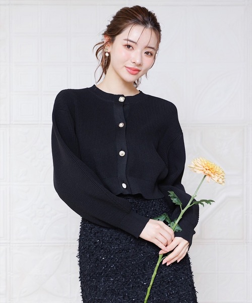 SWINGLE（スウィングル）の「リボンツイードハイウエストミニスカート（スカート・レディース・アイボリー/ブラック・SMALL/MEDIUM）」の20枚目の写真